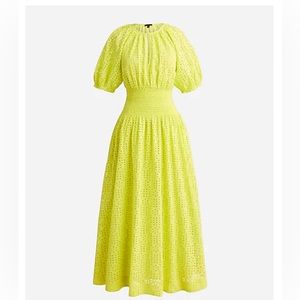 J.Crew Re-Imagined Spring eyelet midi dress